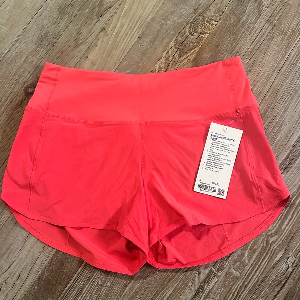 Lululemon speed up shorts